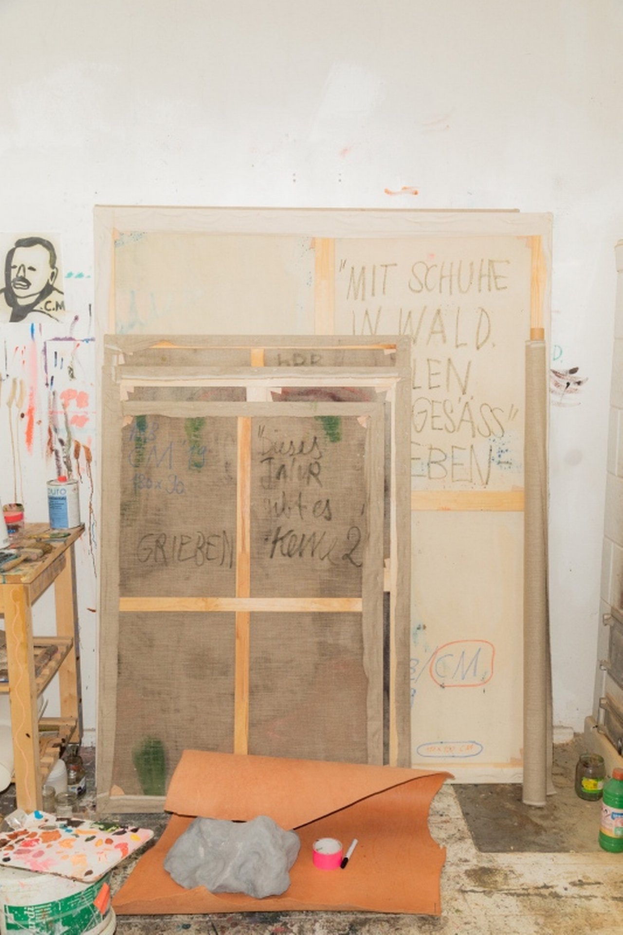 Conny Maier’s studio. Photo: © Neven Allgeier
