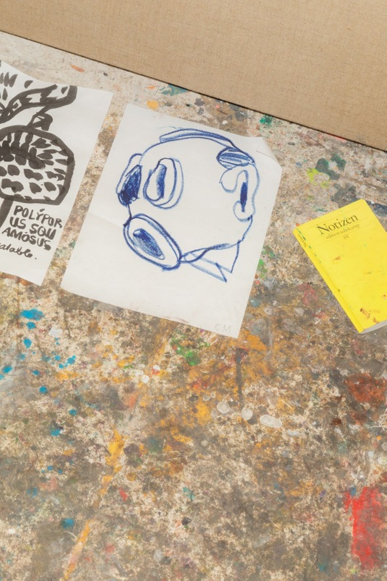 Conny Maier’s studio. Photo: © Neven Allgeier