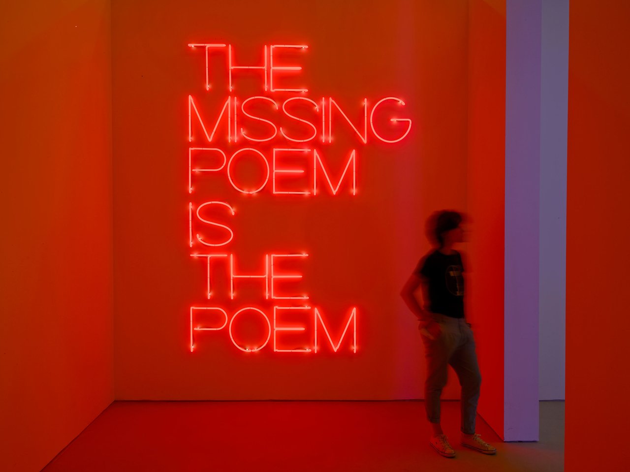Maurizio Nannucci The missing poem is the poem, 1969
