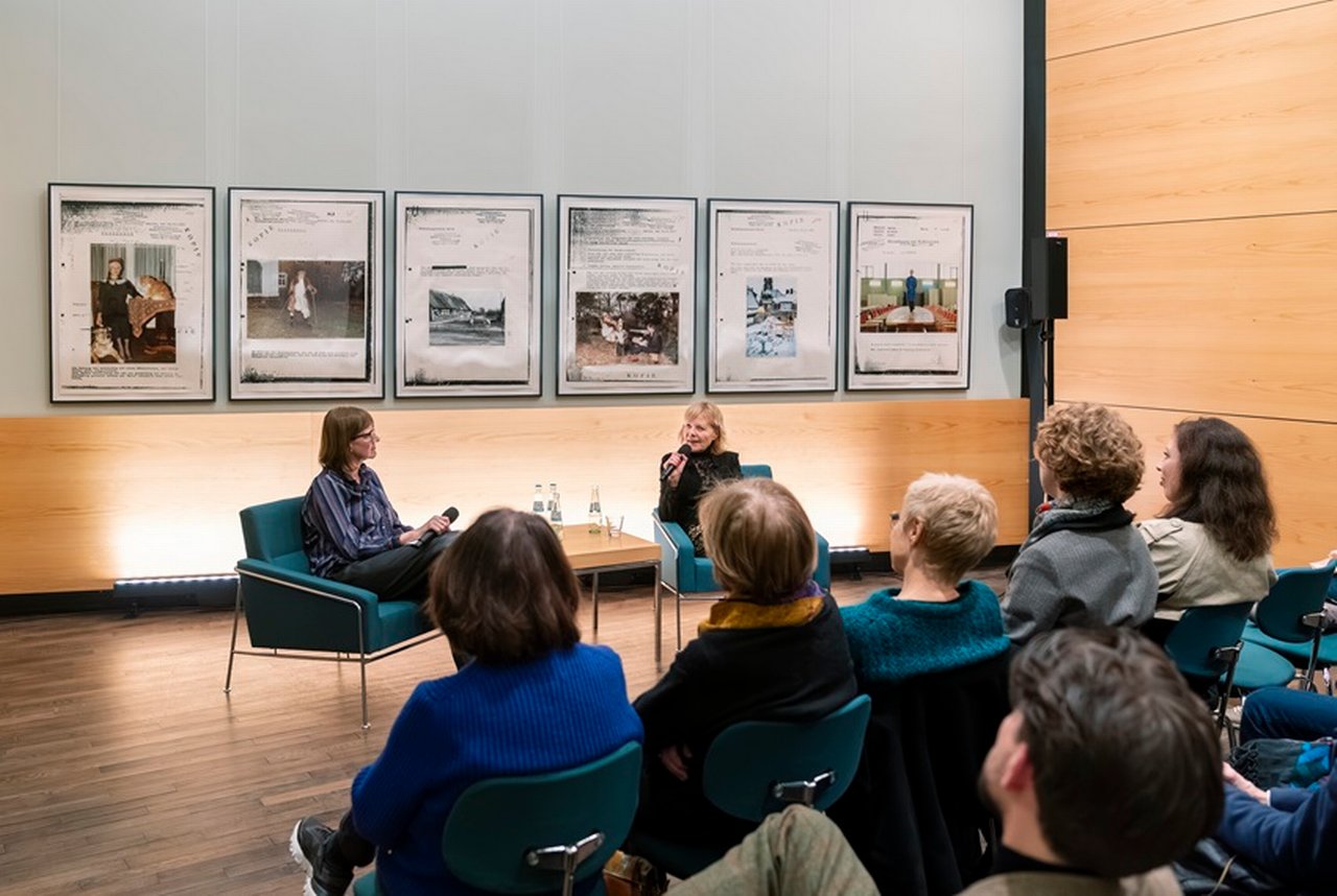 Britta Färber and artist Cornelia Schleime