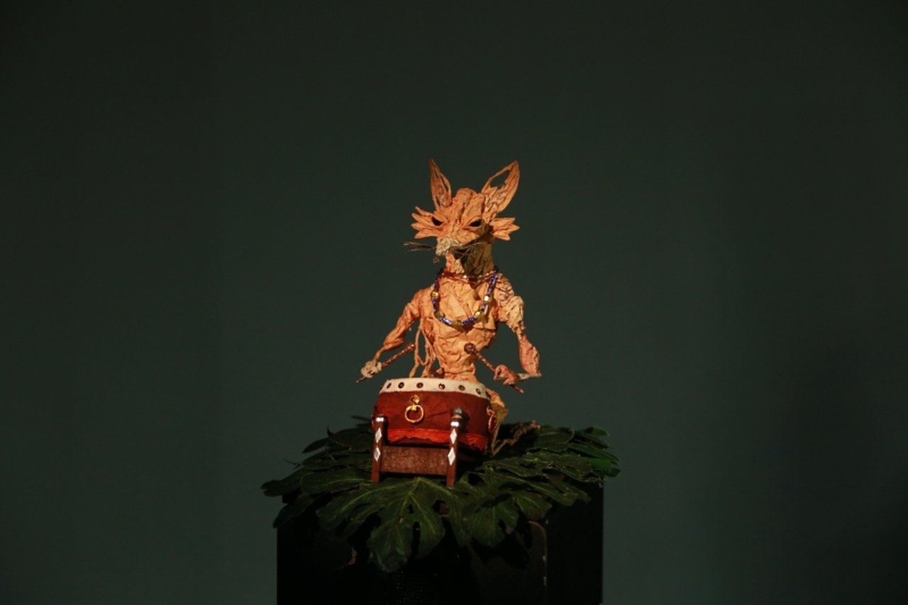 Zhang Xu Zhan, Animal Story series - Fox Musician, 2019/20. Photo courtesy: Zhang Xu Zhan & Project Fulfill Art Space